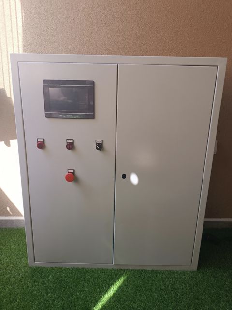 Електро ормар со HMI панел за бетонска база во Струмица – ELKO AUTOMATION